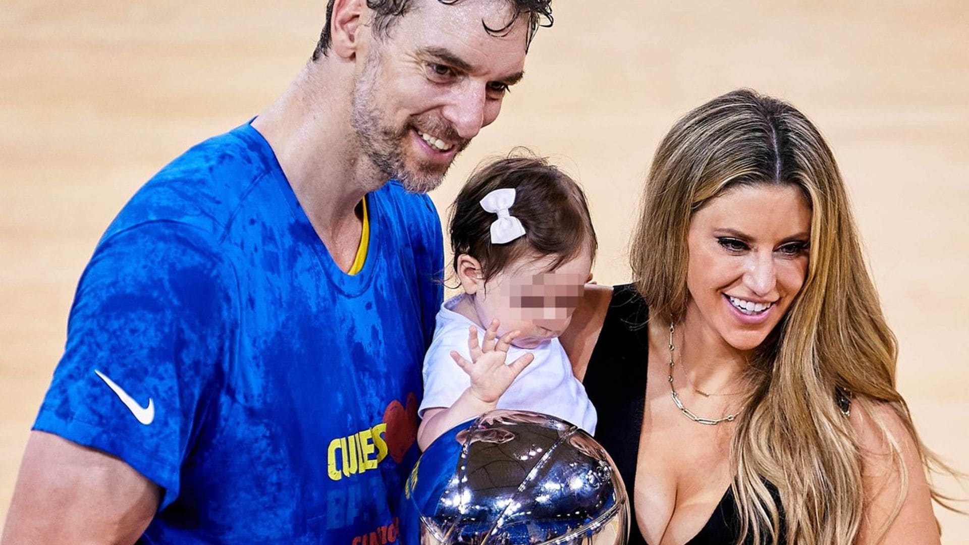 Pau Gasol, un papá campeón junto a sus dos chicas