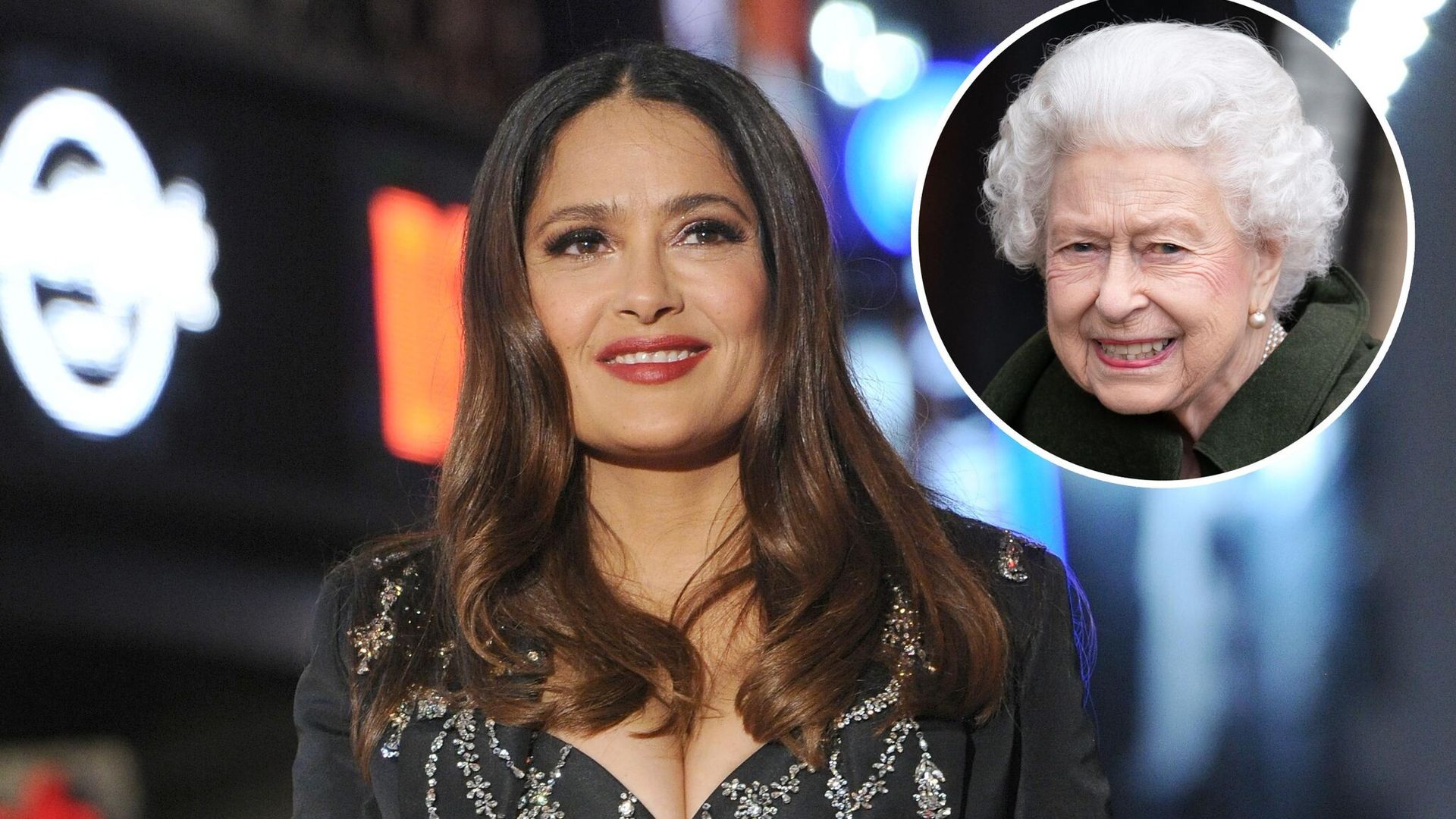 salma hayek wishes queen elizabeth swift recovery from covid 19