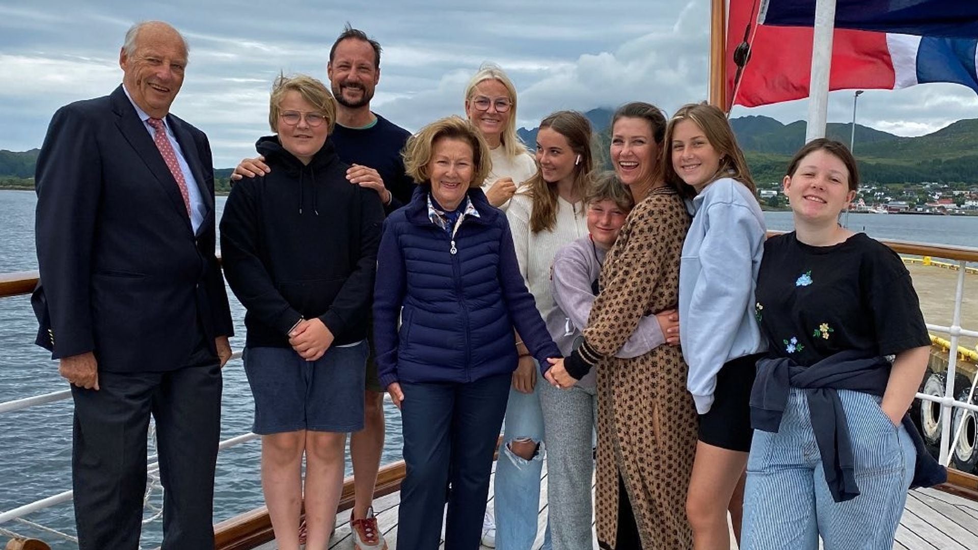 Así es el 'Norge', el barco en el que la Familia Real noruega se hospeda durante la boda de la princesa Marta Luisa