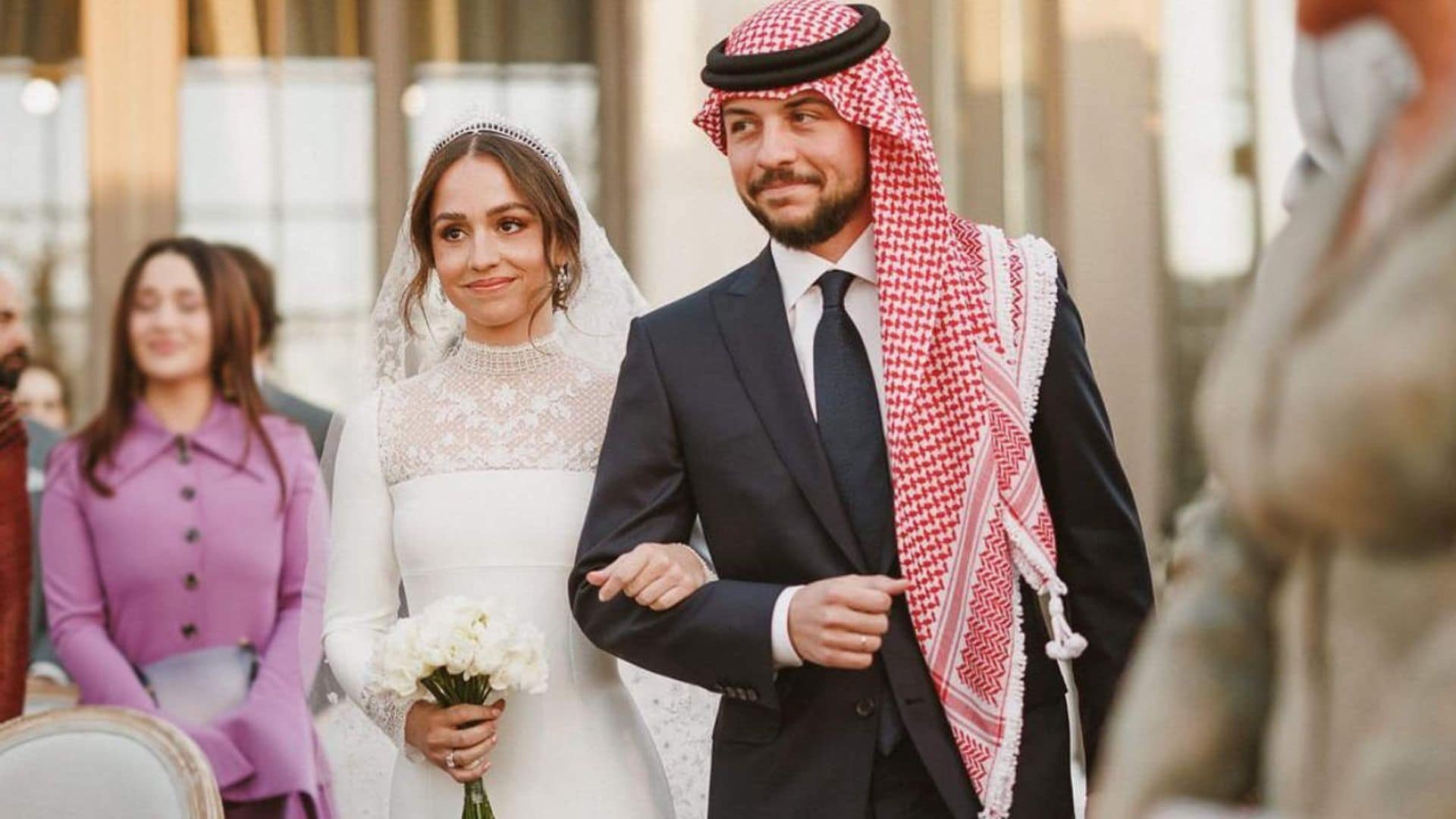 Así ha vivido el príncipe Hussein de Jordania la boda de su hermana, todo un ensayo para la suya