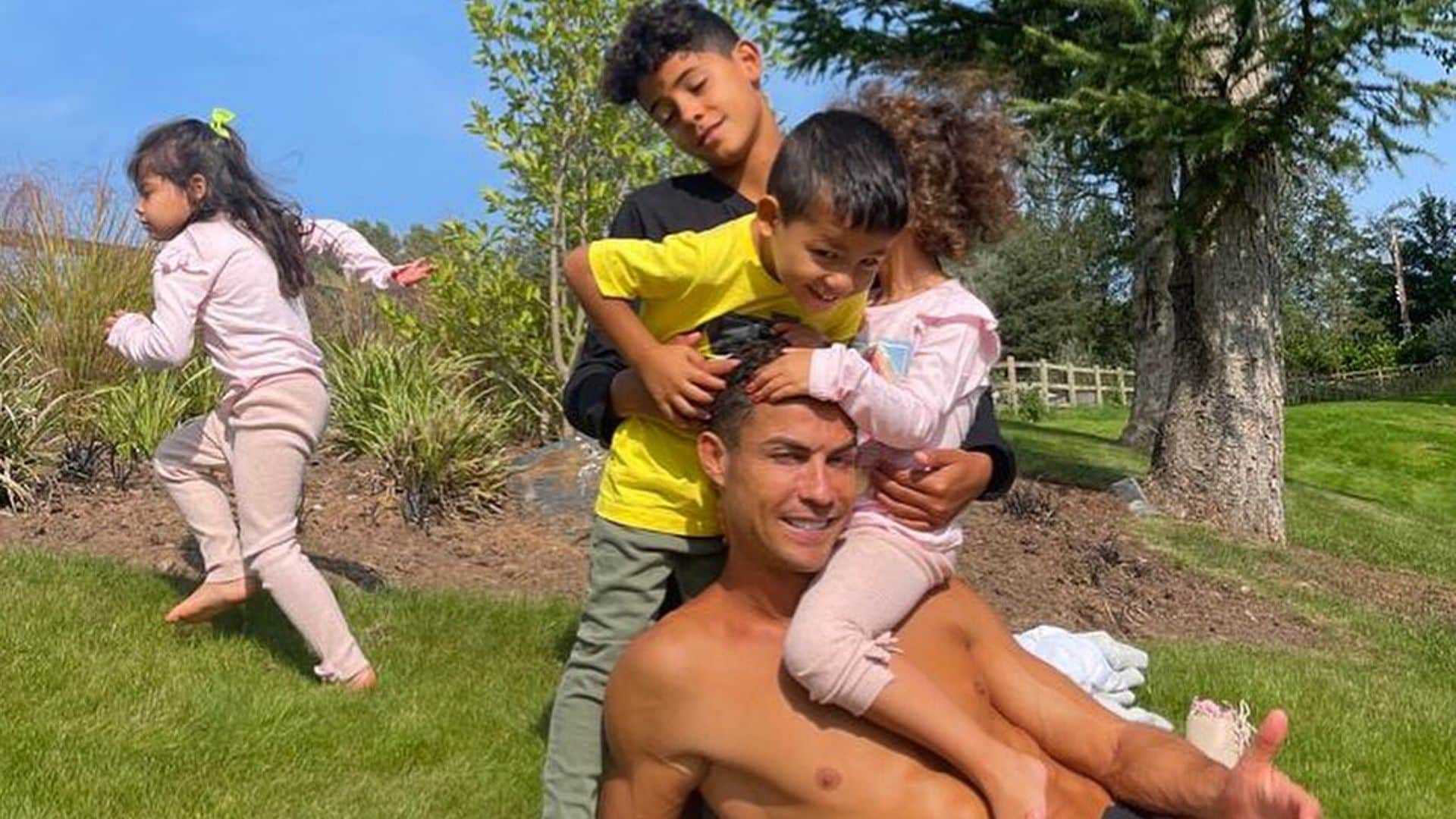 Cristiano Ronaldo y su familia disfrutan de su nueva vida en Manchester