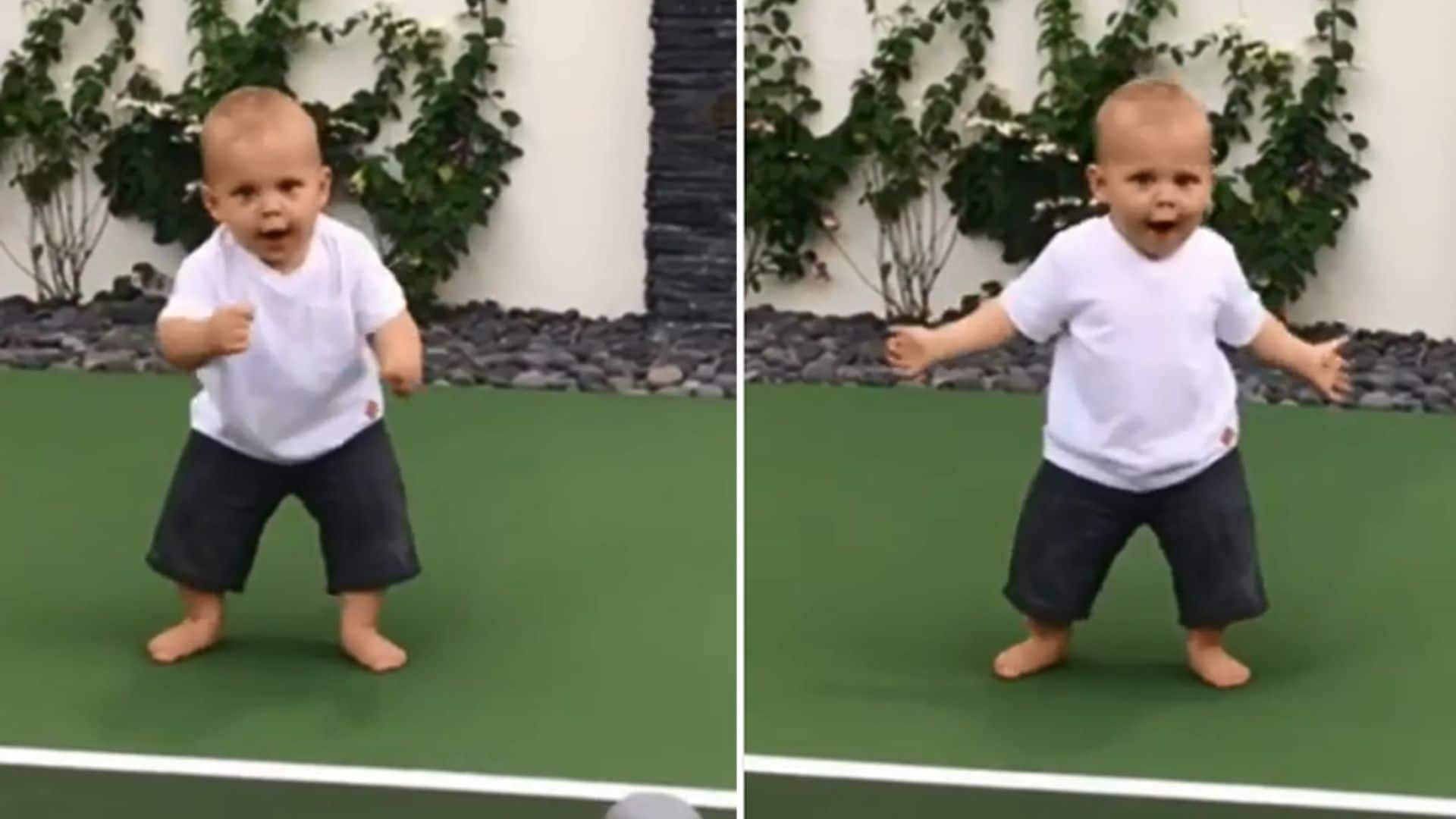 ¡Al ritmo del rap! El baile de Nicholas, hijo de Enrique Iglesias y Anna Kournikova