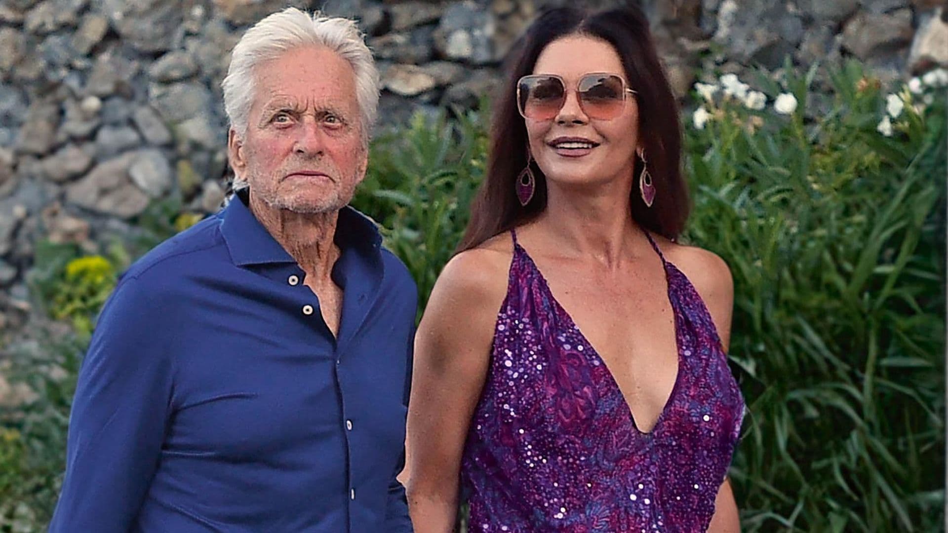 Catherine Zeta-Jones y Michael Douglas: una pareja de película en Portofino, al cumplir 25 años de amor