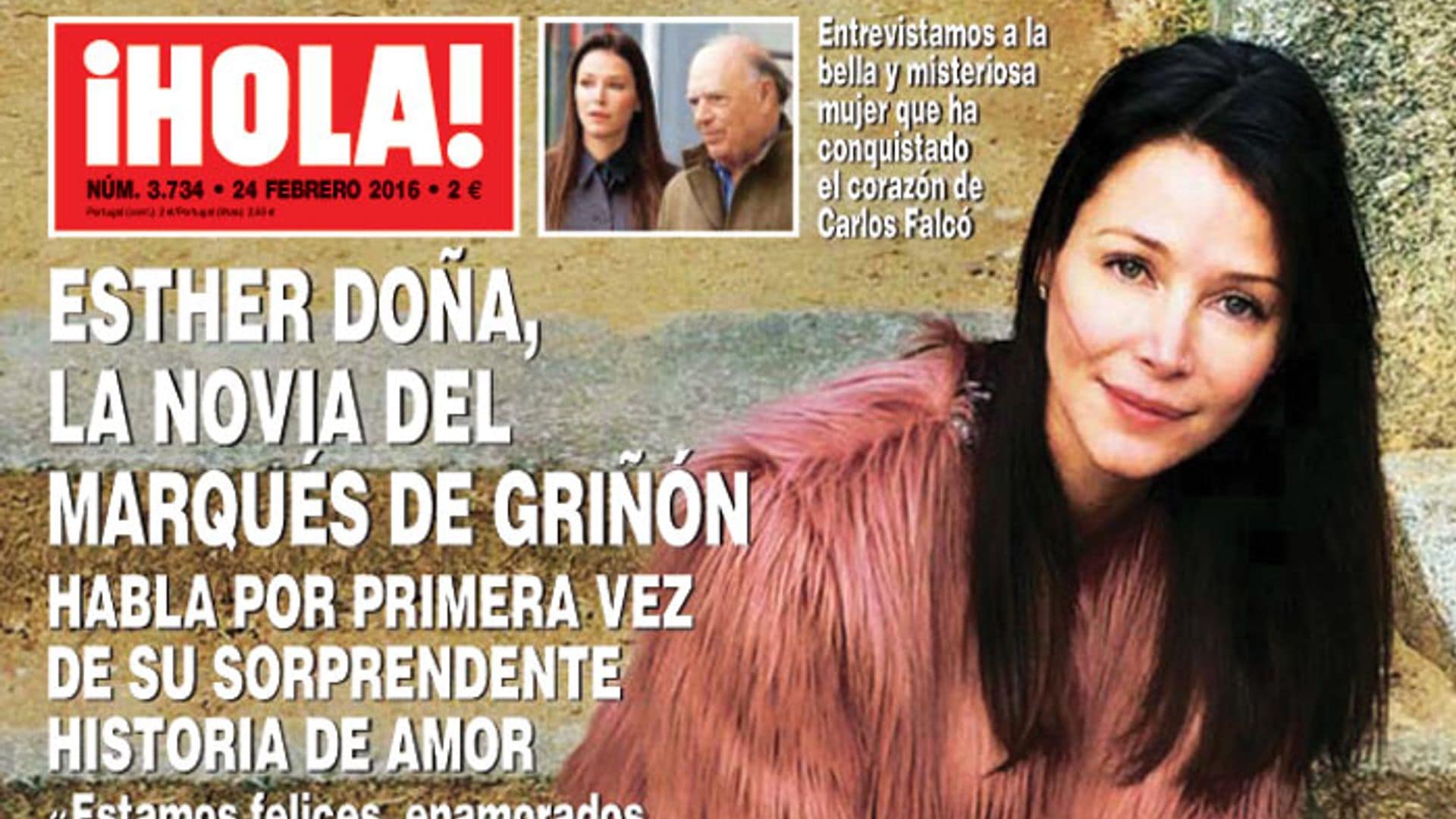 En ¡HOLA!: Esther Doña, novia del Marqués de Griñón, habla por primera vez de su sorprendente historia de amor