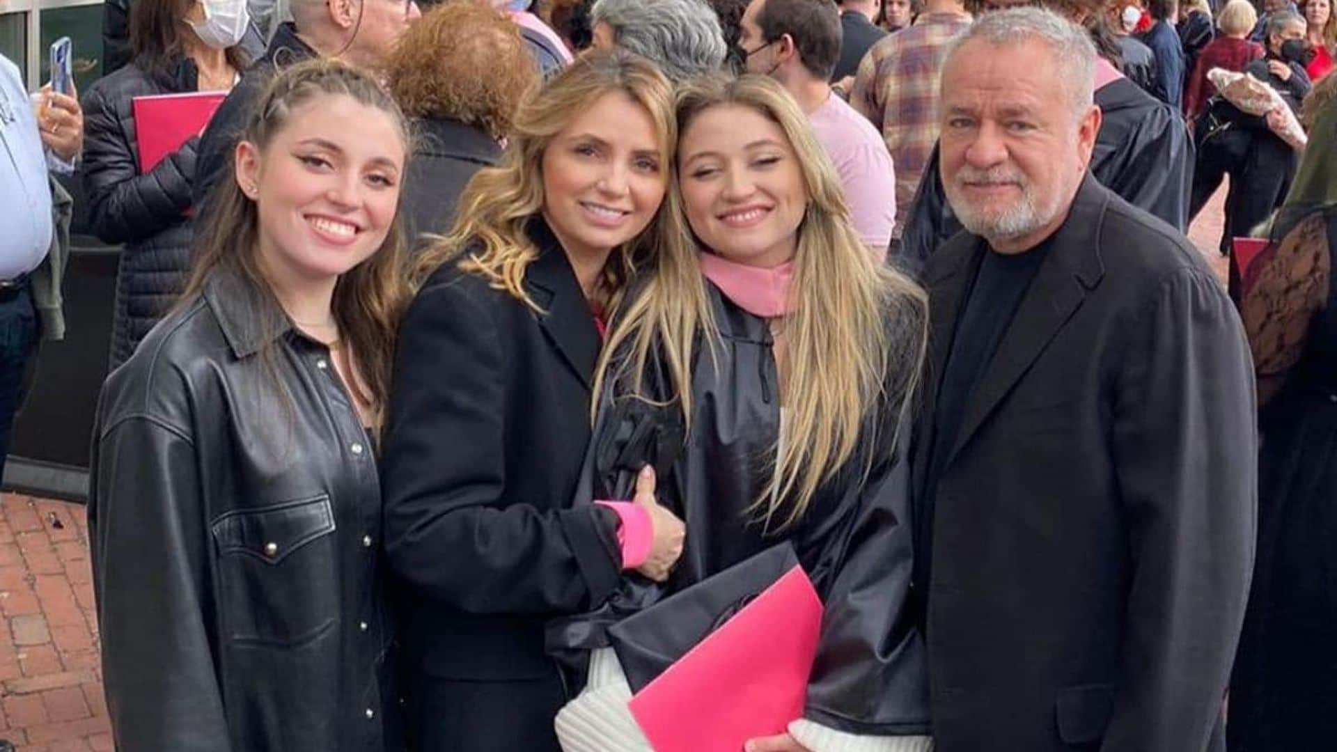 Angélica Rivera y El Güero Castro se unen por la graduación de su hija Fernanda