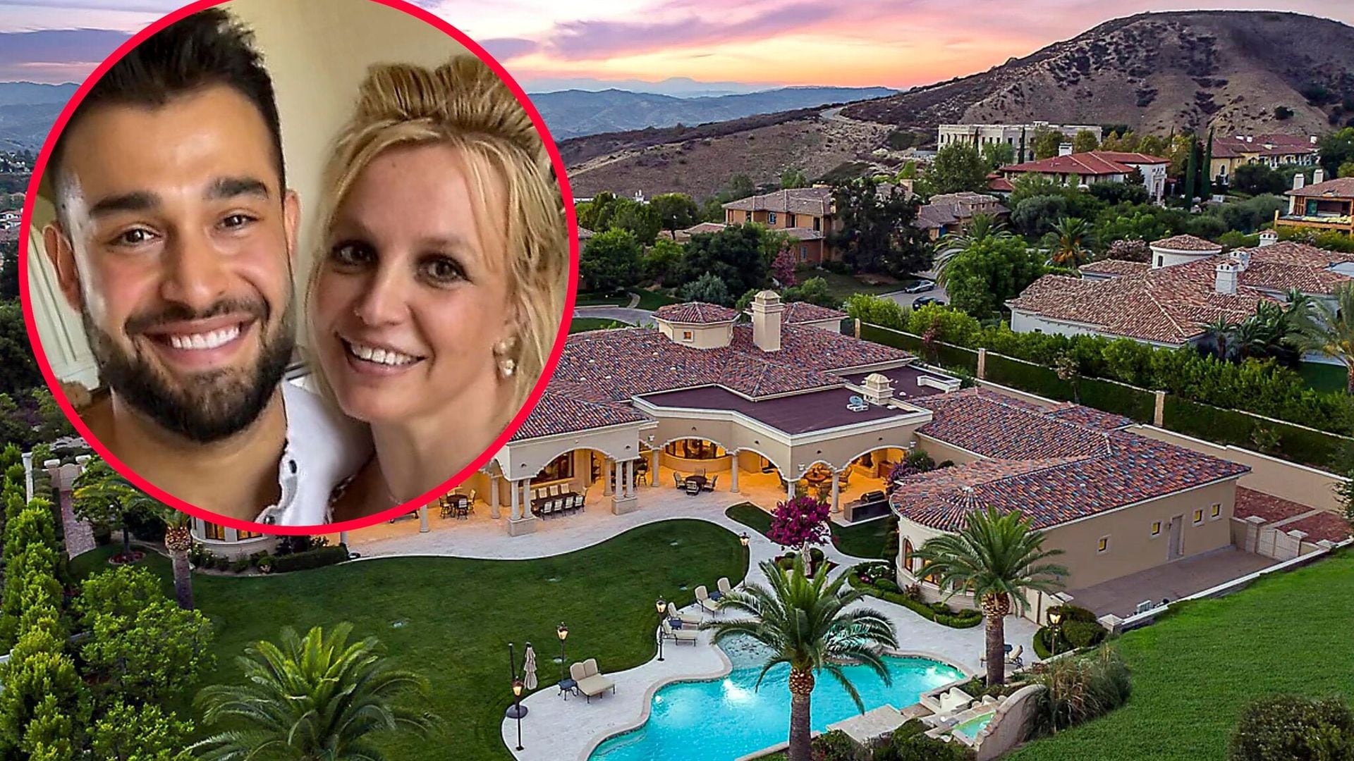 Britney Spears y Sam Asghari estrenan mansión de $11 millones de dólares, a días de su boda
