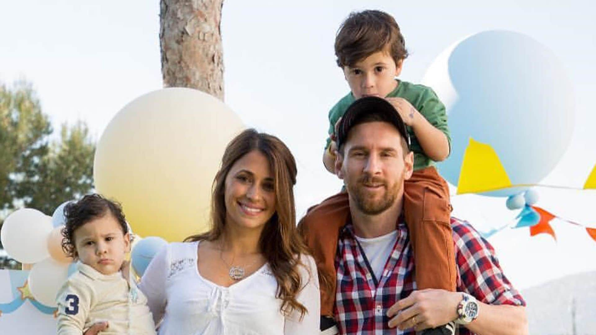 ¡Competición de saltos! Leo Messi y Antonela Roccuzzo muestran el  lado más simpático y entrañable de sus hijos