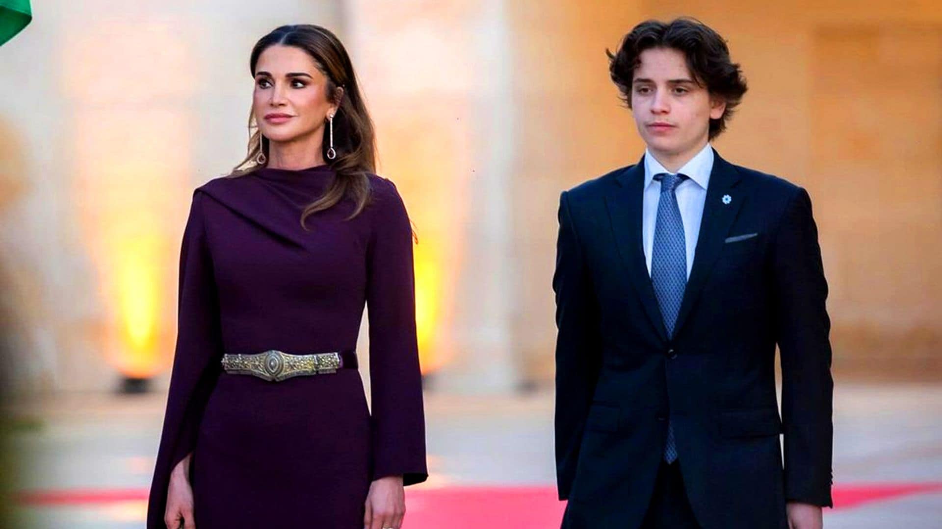 El príncipe Hashem, hijo pequeño de los reyes Abdalá y Rania, gran protagonista en la fiesta nacional de Jordania