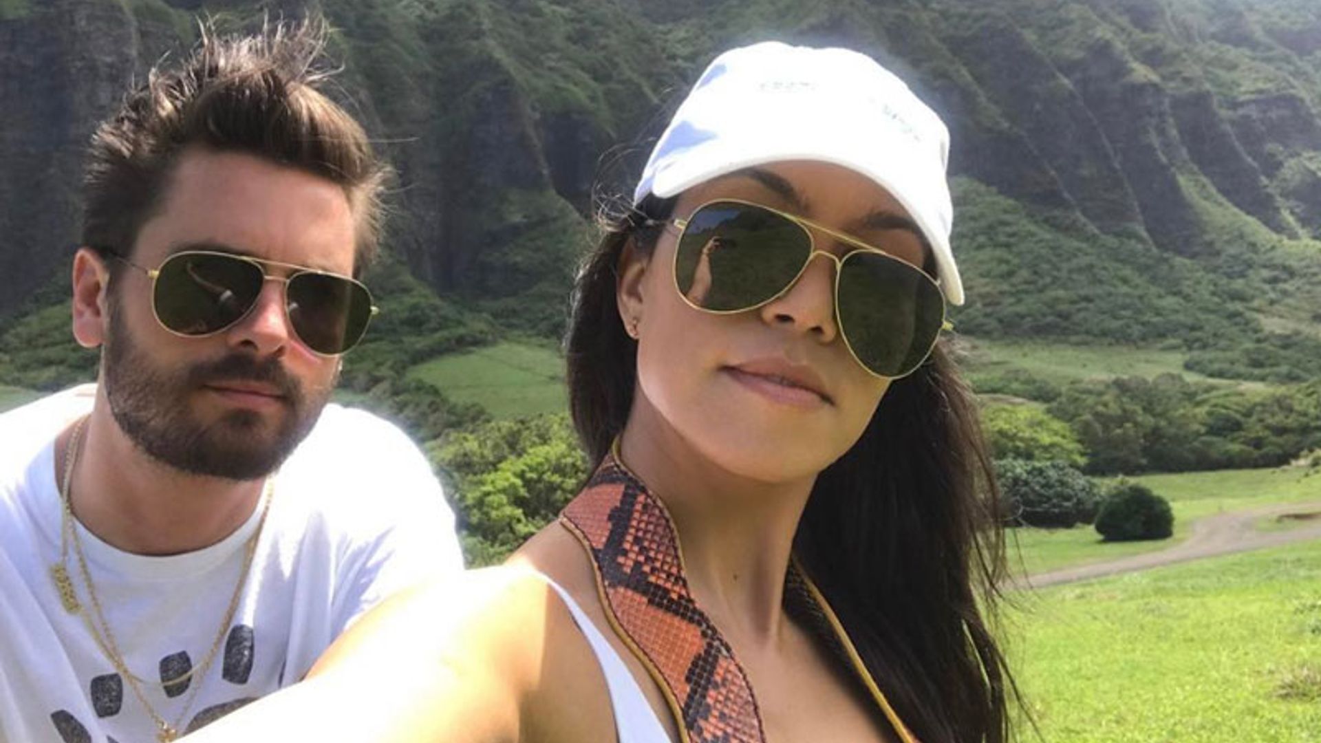 Kourtney Kardashian y Scott Disick, juntos de vacaciones en Hawái