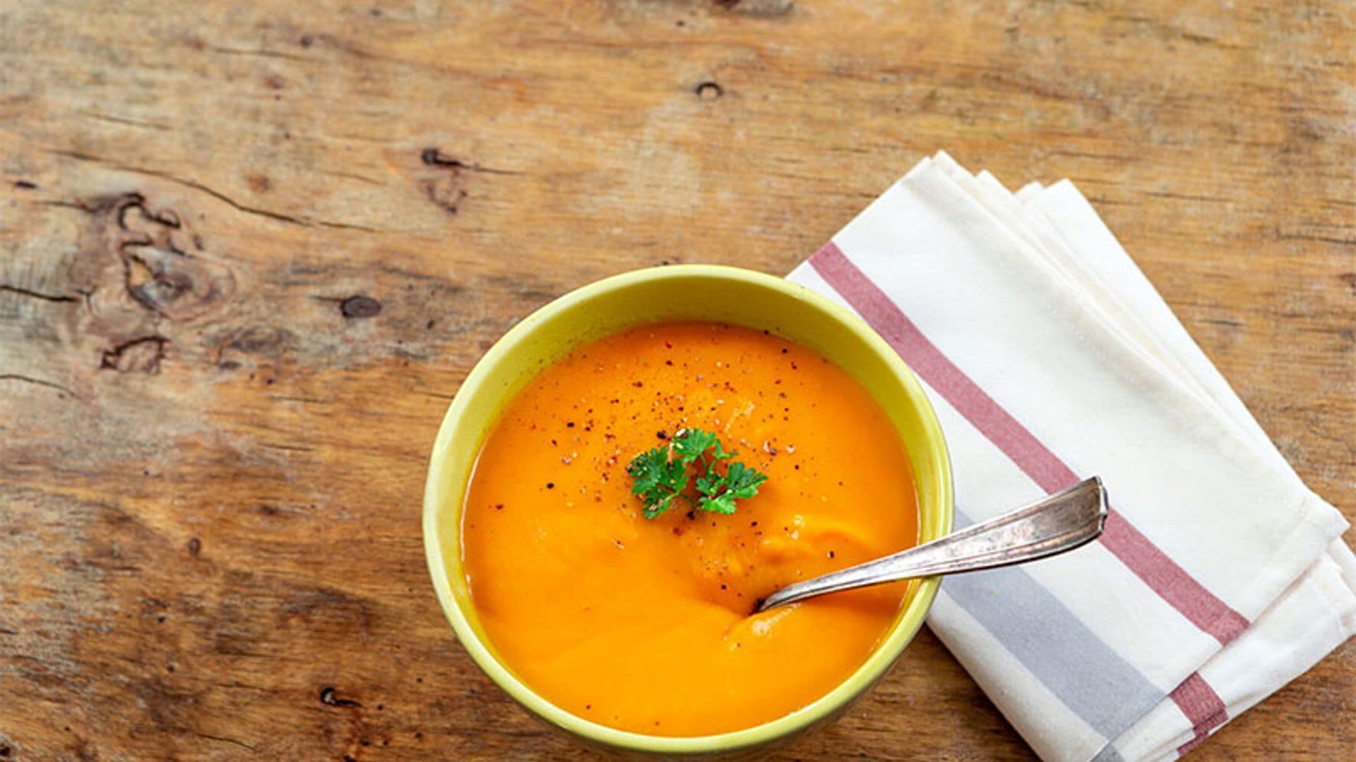 Salmorejo de zanahoria con comino