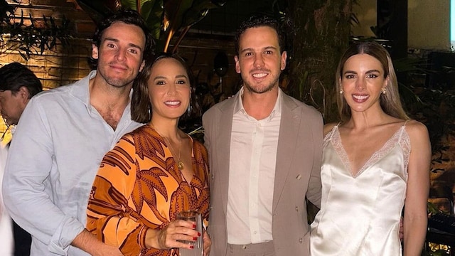 Tamara Falcó e Íñigo Onieva en la boda de Juan Carlos Naranjo y Elisa Ortega en Medellín