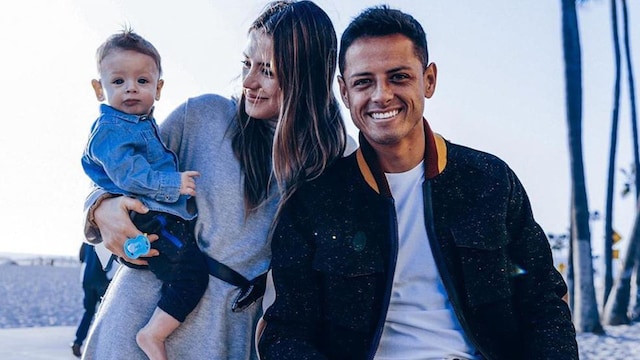 javier chicharito hern ndez y sarah kohan