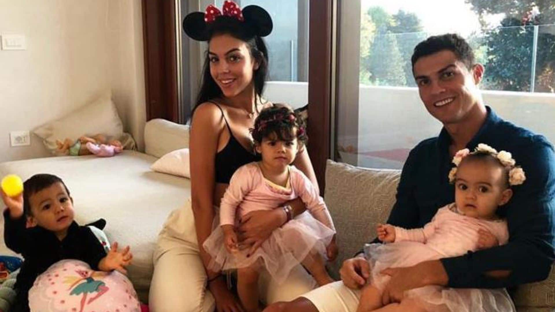 Cristiano Ronaldo y Georgina Rodríguez celebran el cumpleaños de sus mellizos