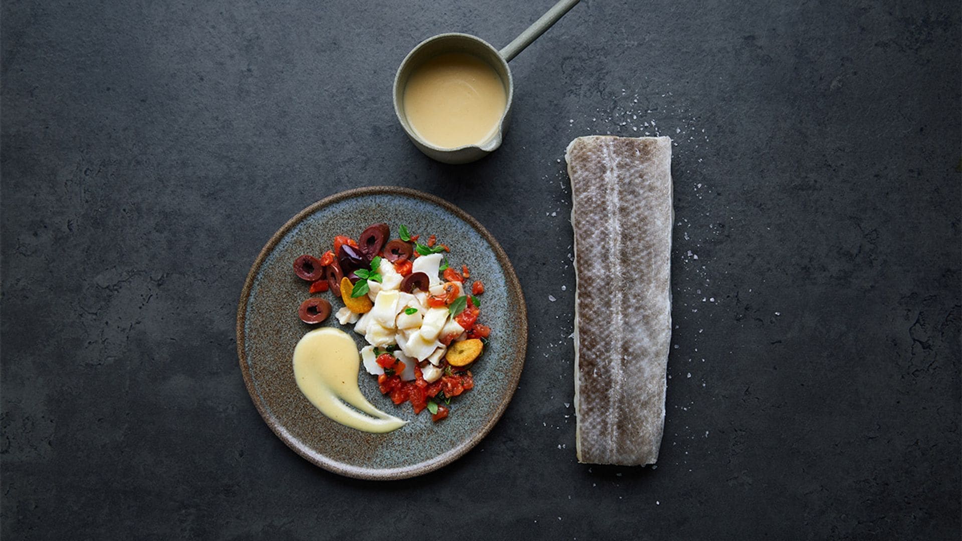 Bacalao con 'Vichysoisse'