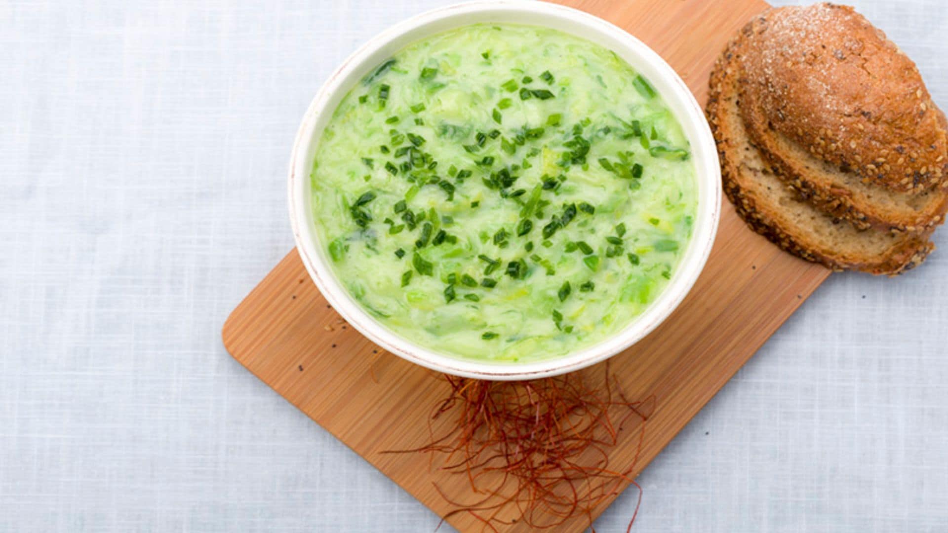 Gazpacho de apio y pepino