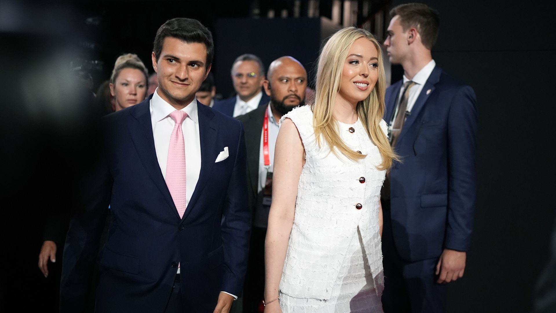 Tiffany Trump y Michael Boulos 