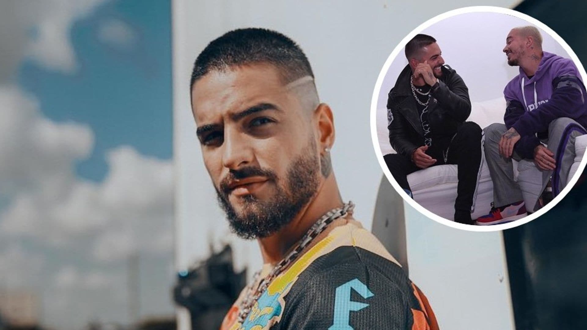 Maluma y J Balvin juntos en Nueva York, ¿qué planean?