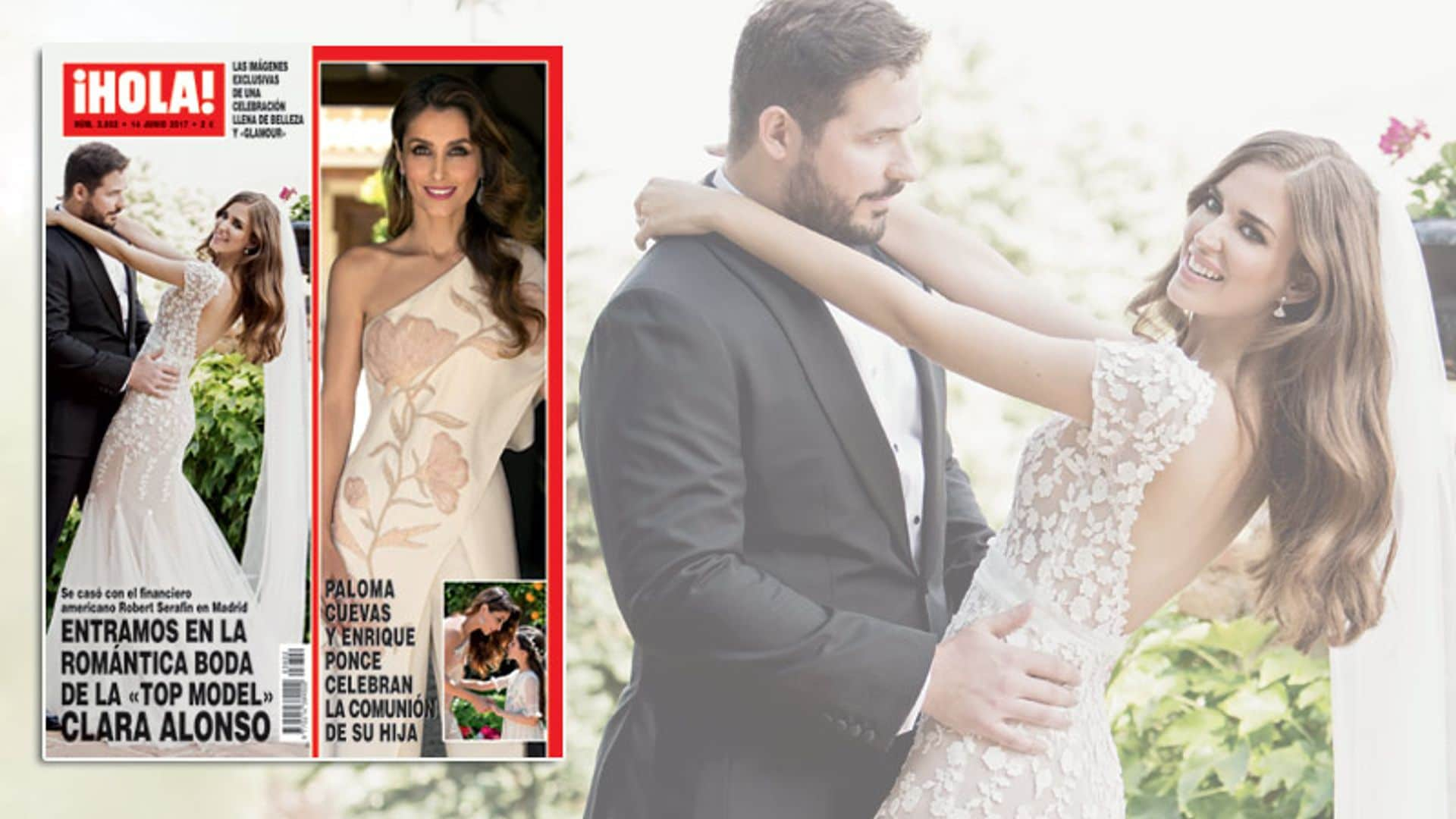 En ¡HOLA!, entramos en la romántica boda de la 'top model' Clara Alonso