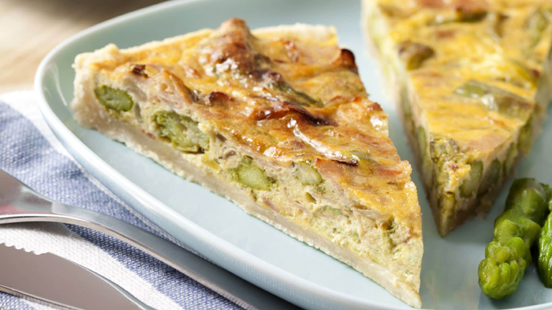 Quiche de espárragos trigueros