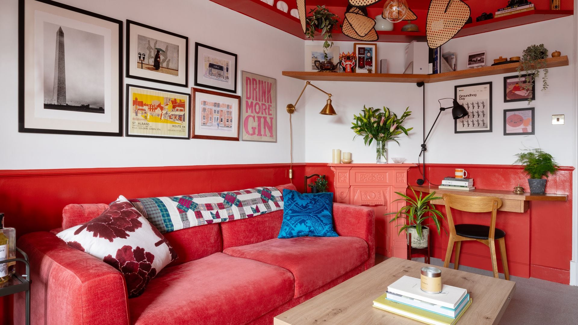 Un apartamento de 42 m2  en el corazón de Londres repleto de color, estilo y personalidad