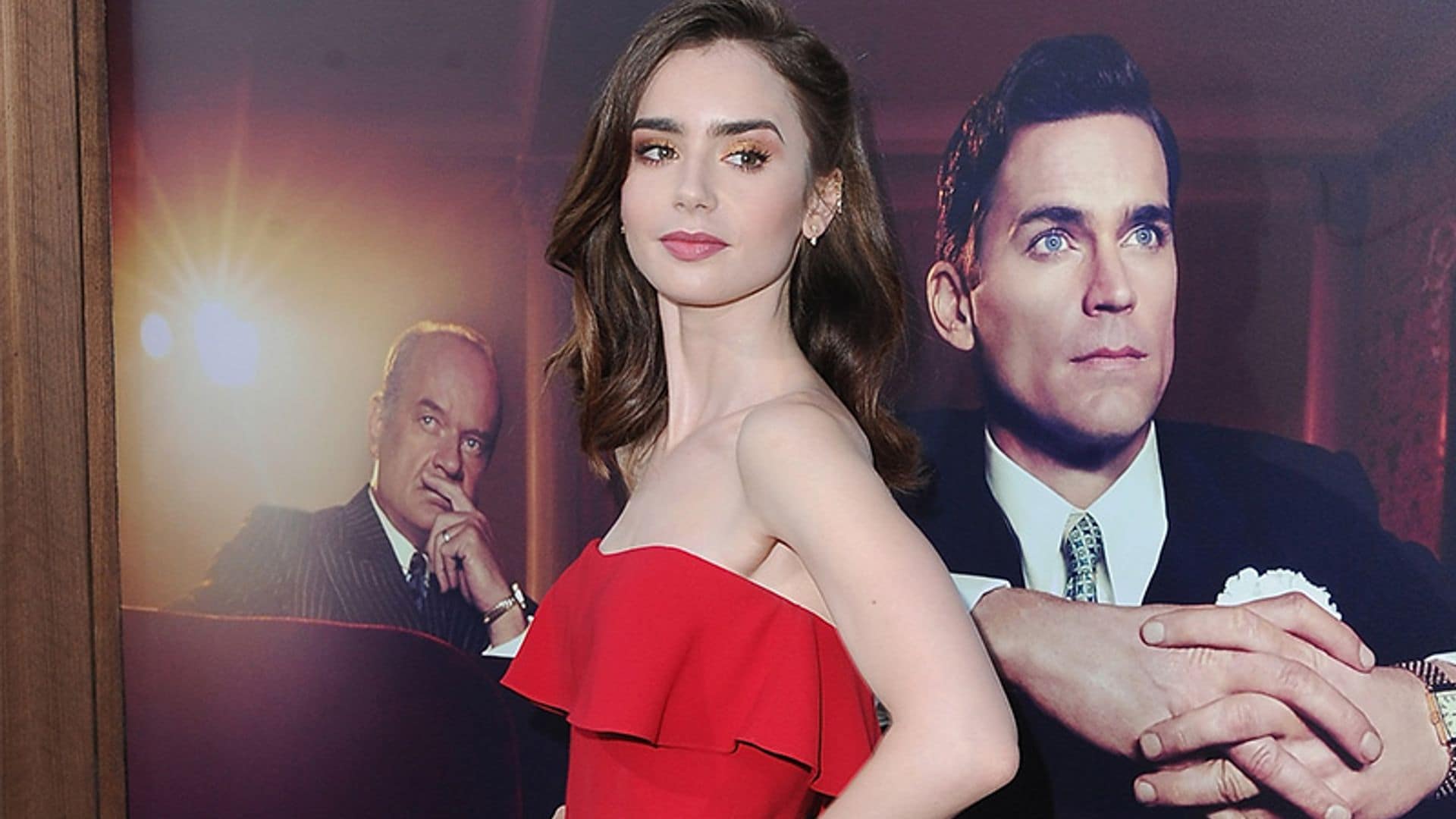 Lilly Collins: Así se deslumbra con un vestido de fiesta