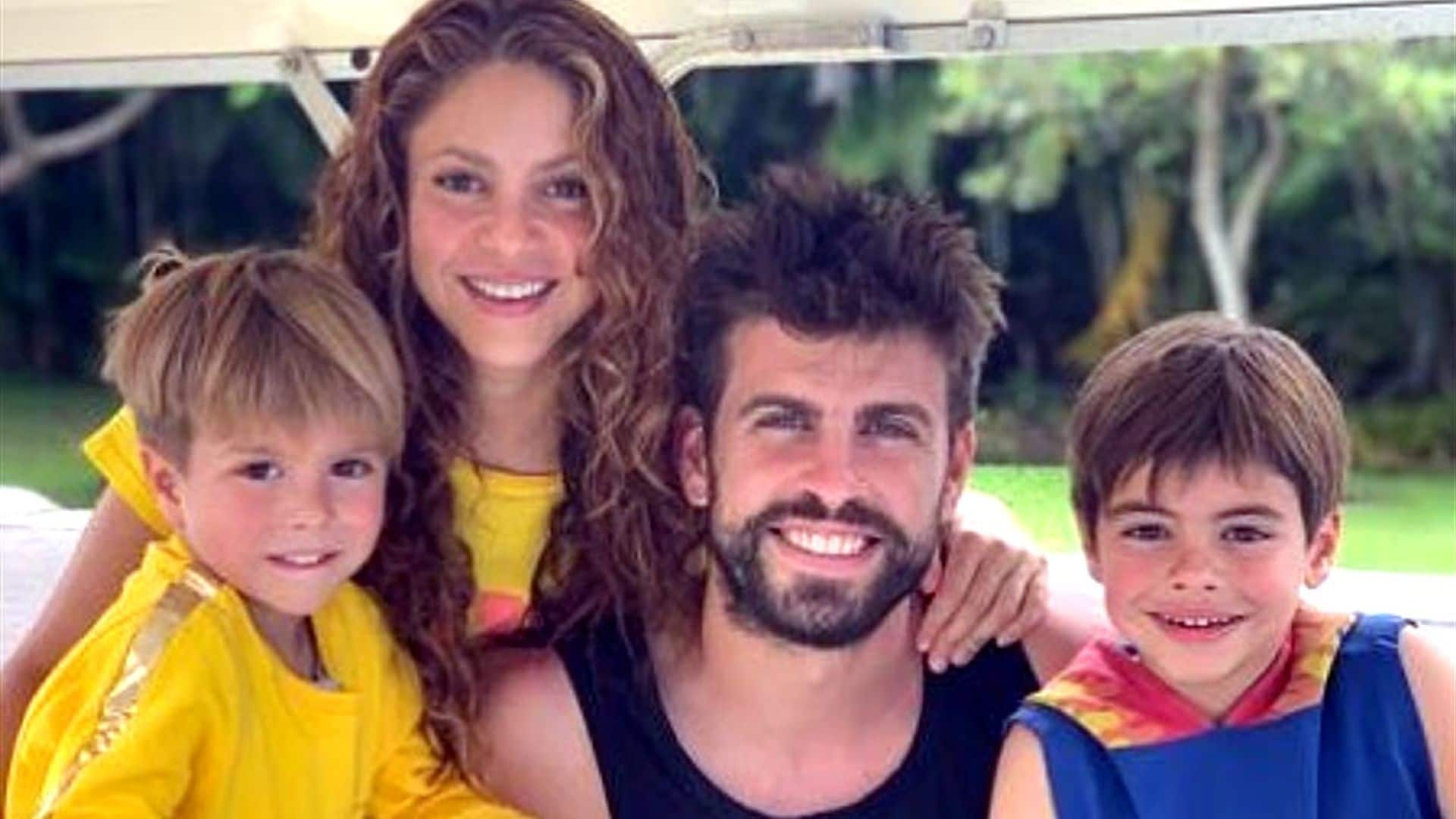 Gerard Piqué muestra cómo ayudan sus hijos a cuidar del planeta