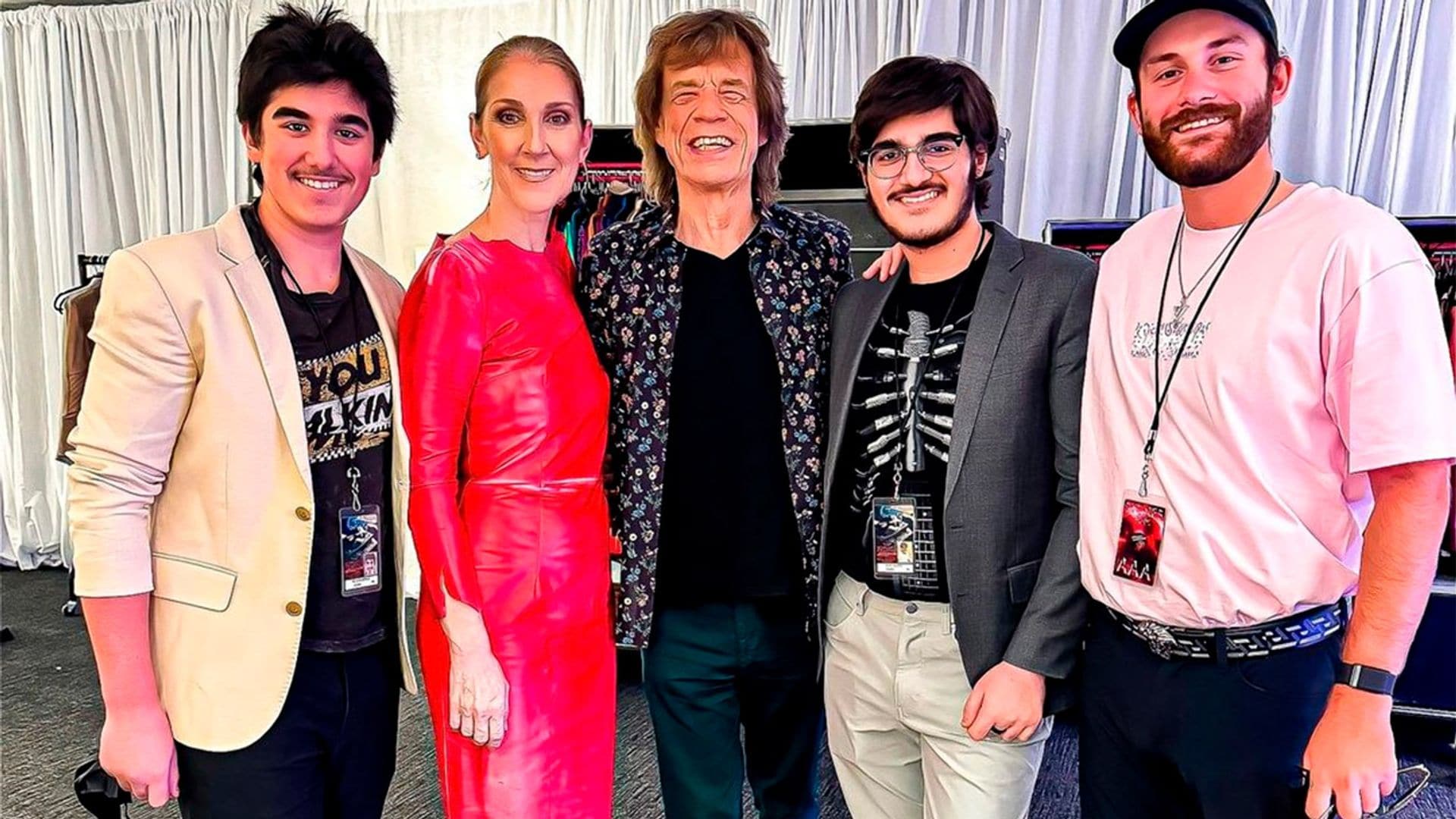 Céline Dion se va de concierto con los hombres de su vida: así de cambiados están sus tres hijos