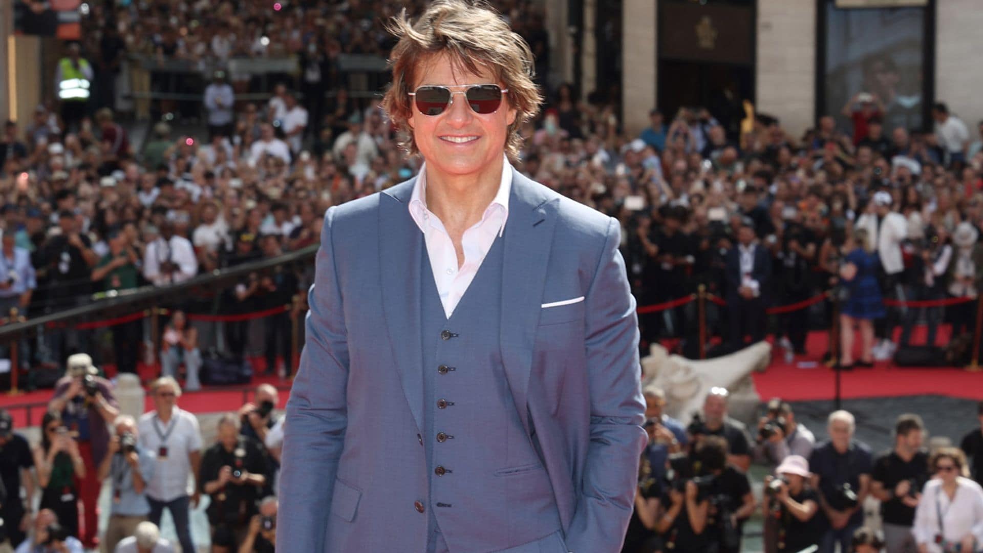 El emocionante discurso de Tom Cruise en la premiere mundial de 'Misión Imposible 7' en Roma