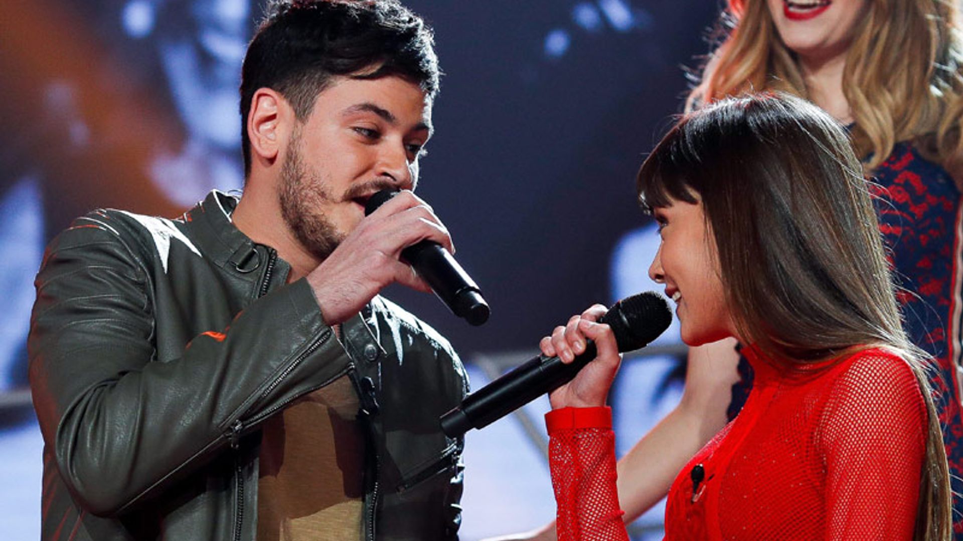 La reacción de Aitana y Cepeda al preguntarles por su romántica declaración