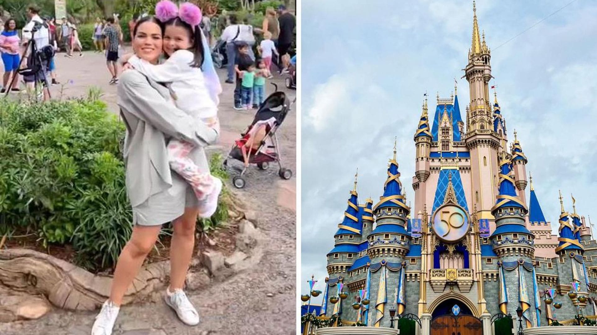 Karina Banda hace realidad el gran sueño de su sobrina en Disney
