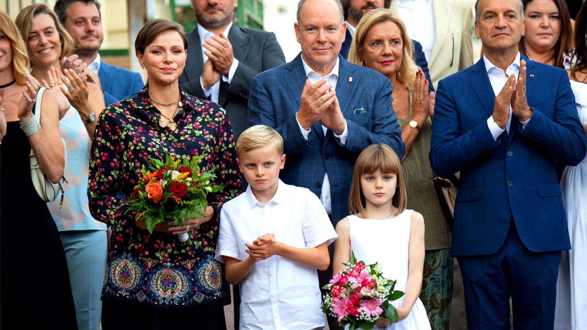 Jacques y Gabriella de Mónaco y los hijos de Carlota Casiraghi, los grandes protagonistas del tradicional pícnic del Principado