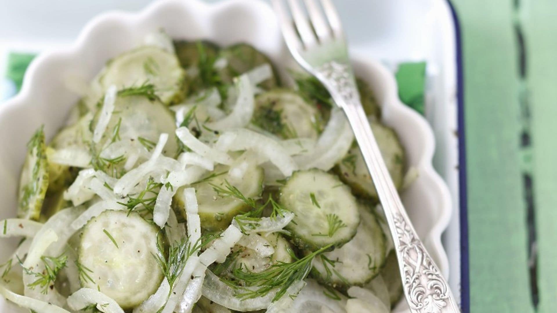 Ensalada de pepino y eneldo