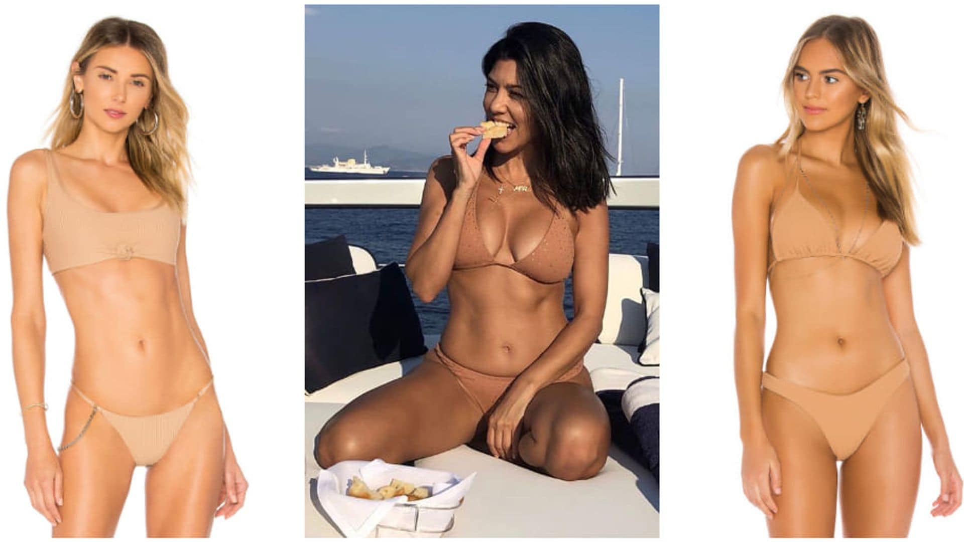 Kourtney Kardashian o cómo llevar el más sensual 'bikini nude'