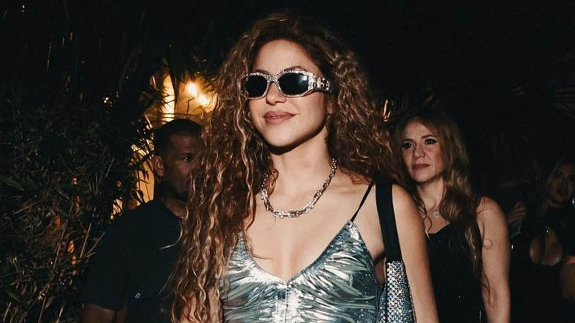 Los detalles de la fiesta de Shakira para comenzar el 2025: su look, los invitados y el exclusivo club en Miami