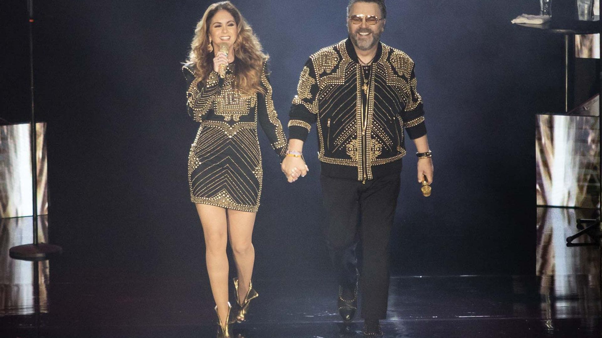 Lucero y Mijares, se dejan ver juntos y felices en un día muy especial