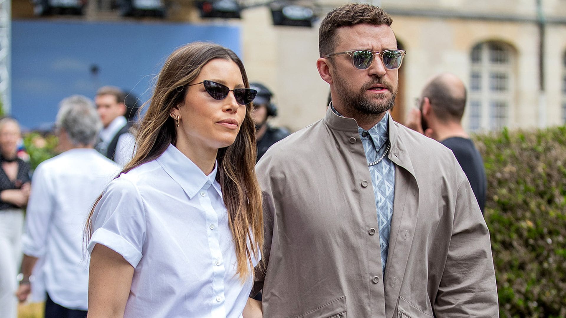 Looks coordinados, turismo y 'front rows'... Jessica Biel y Justin Timberlake arrasan en París