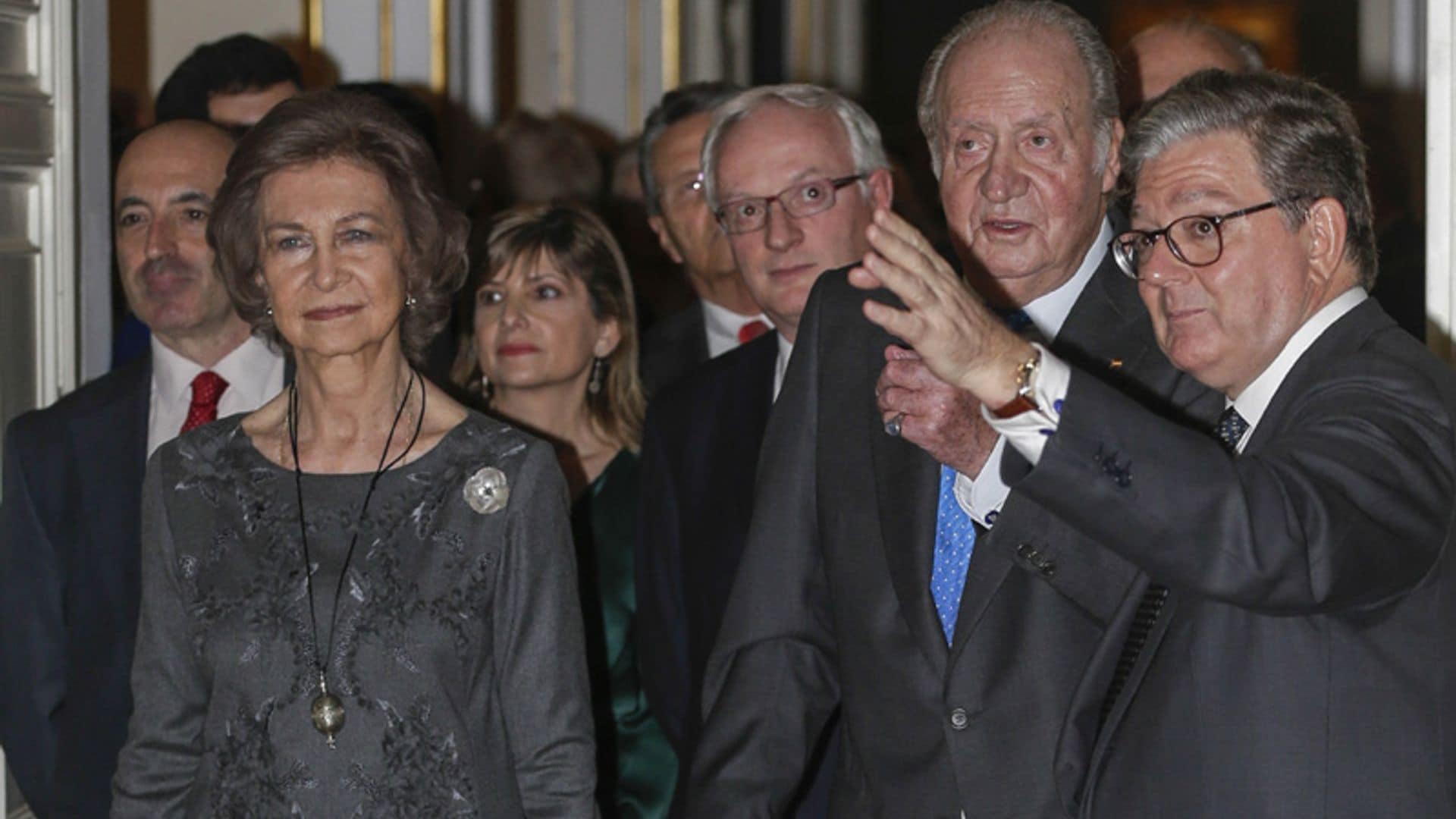 Los reyes Juan Carlos y Sofía retoman su agenda conjunta seis meses después de su última aparición oficial