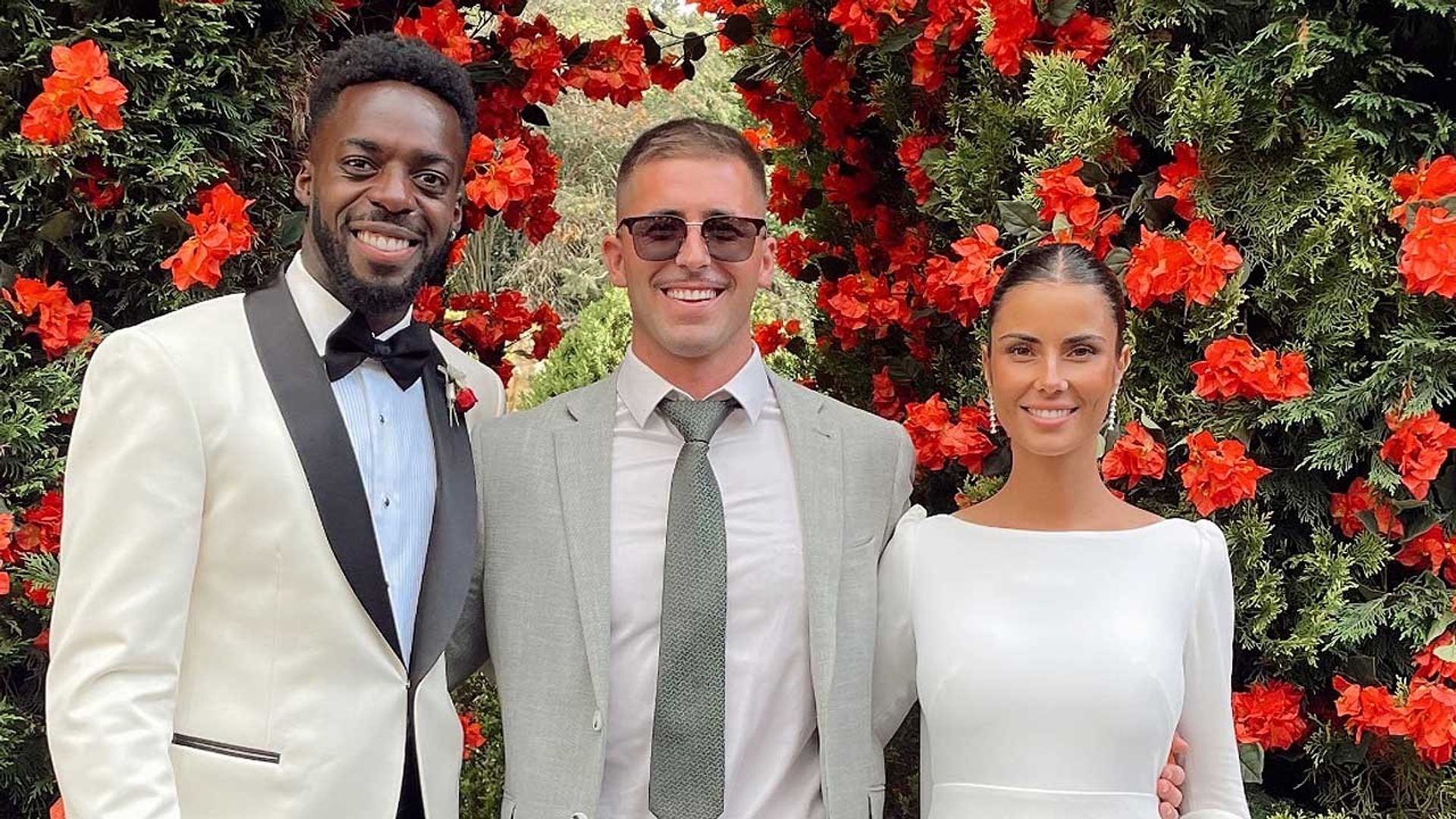 El futbolista Iñaki Williams y Patricia Morales se dan el 'sí, quiero' en una divertida boda repleta de música y guiños africanos