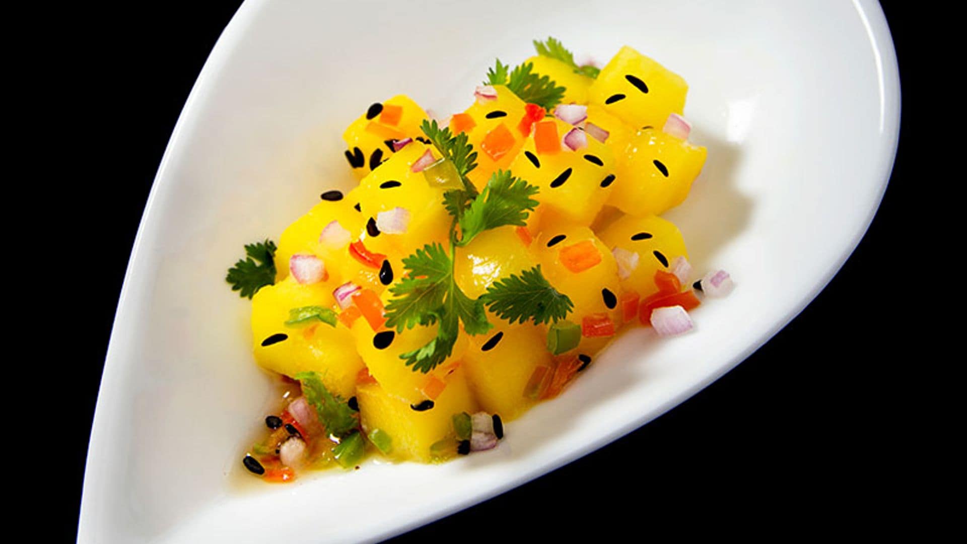 Ceviche vegano de mango