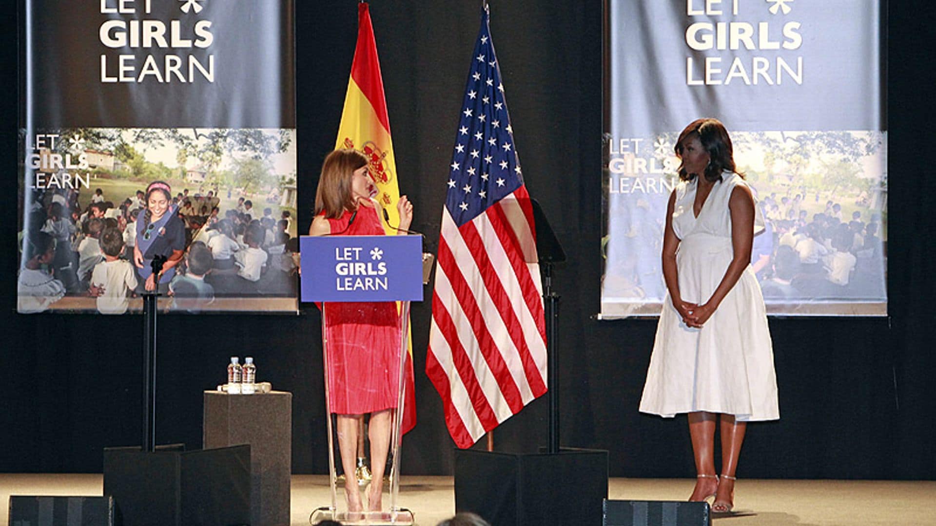 La reina Letizia y Michelle Obama unen fuerzas en pos de una educación universal