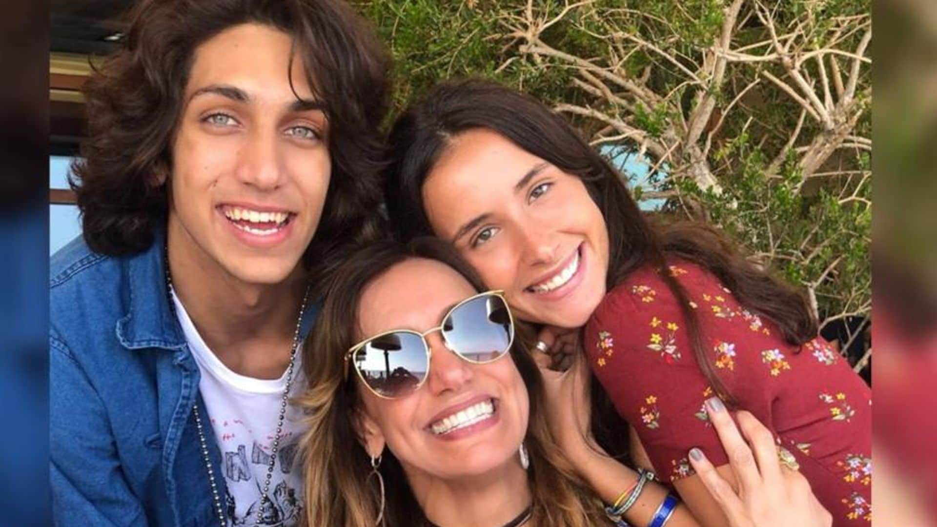 Lili Estefan se reencuentra en Los Ángeles con su hijo Lorenzo y su hija 'adoptiva'