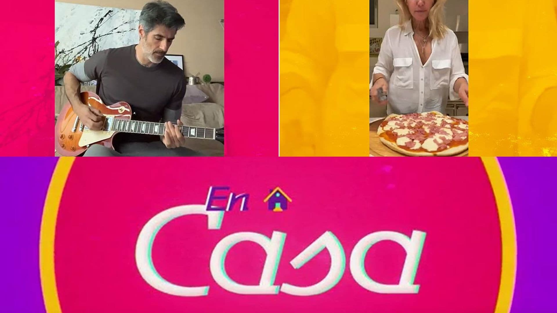 Jorge Fernández muestra su lado musical y Valeria Mazza sus dotes de cocinera en este capítulo de 'En casa'