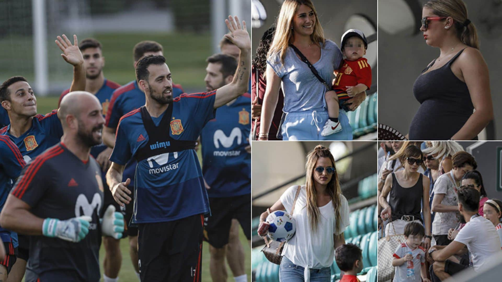 Anna Ortiz, Elena Galera... reunión de WAG´s en los entrenamientos de la selección