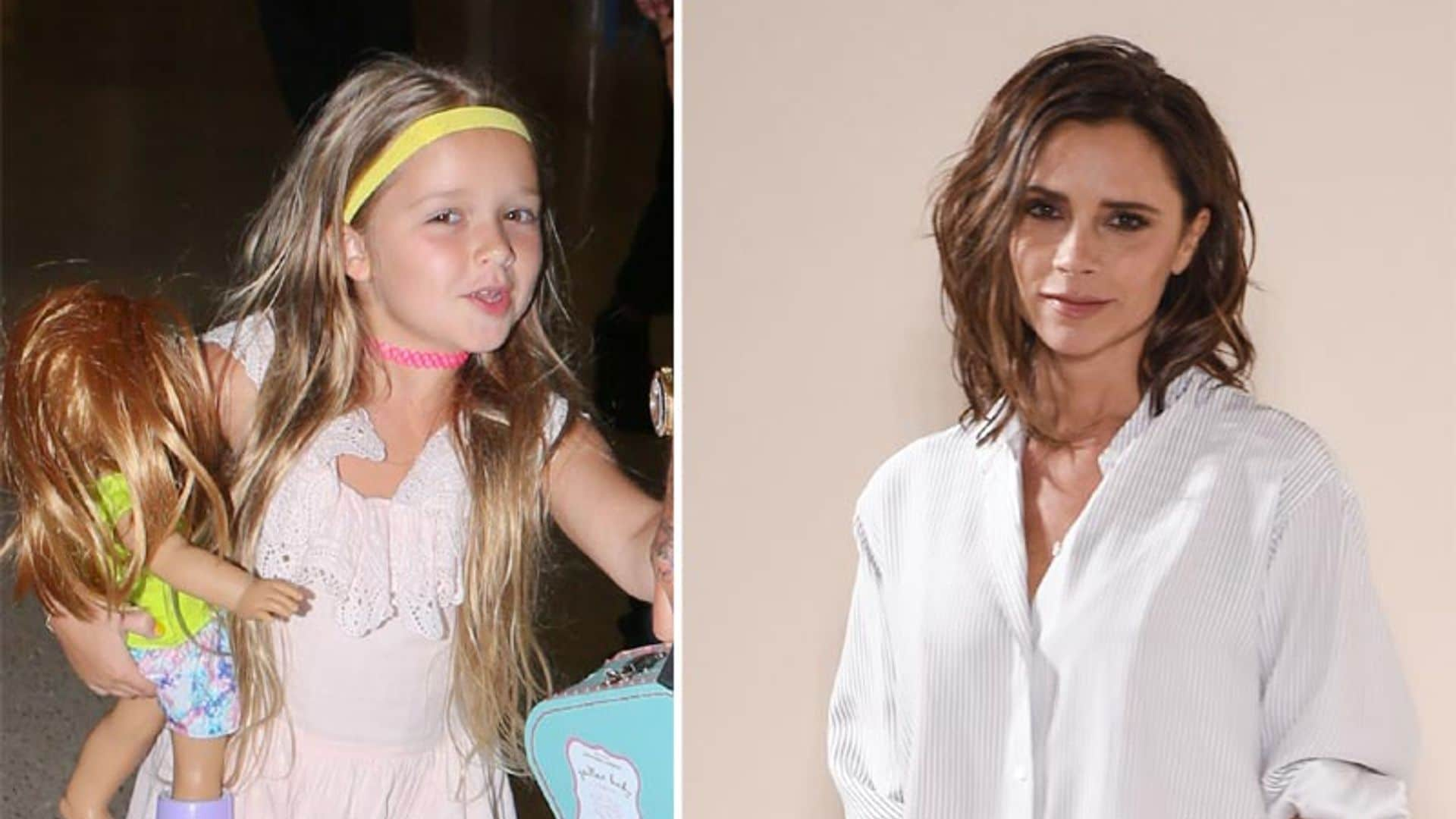 Victoria Beckham ya tiene sucesora: ¡así de bien marca el ritmo su hija Harper!