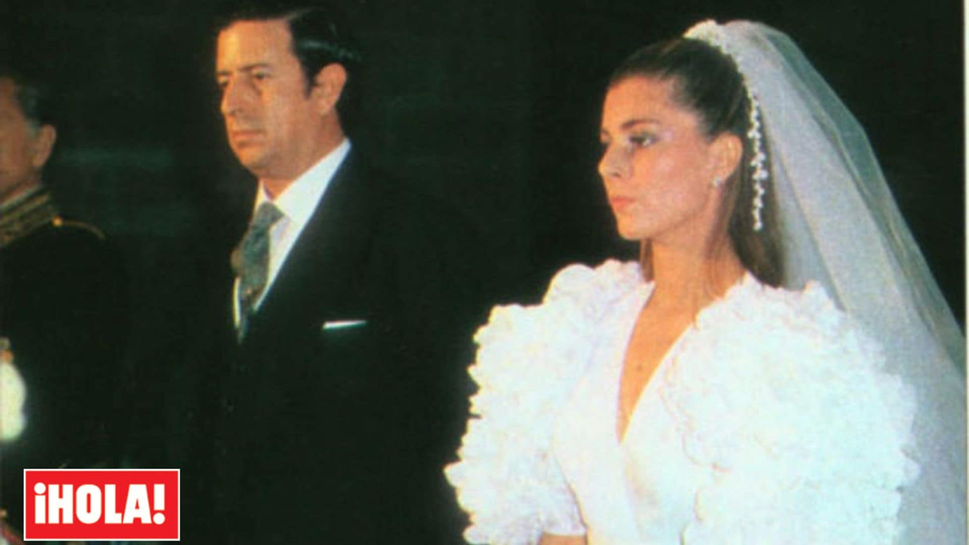 Marta Chávarri y Esther Koplowitz, las dos sonadas bodas del marqués de Cubas