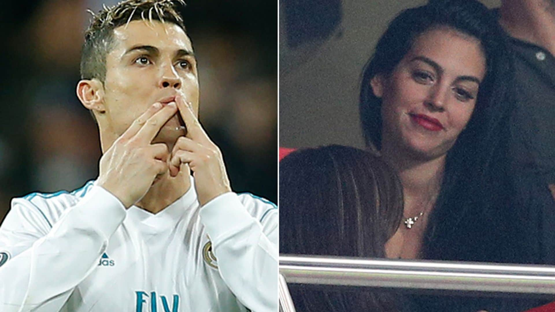 Georgina Rodríguez se pone romántica en un partido inolvidable para Cristiano Ronaldo