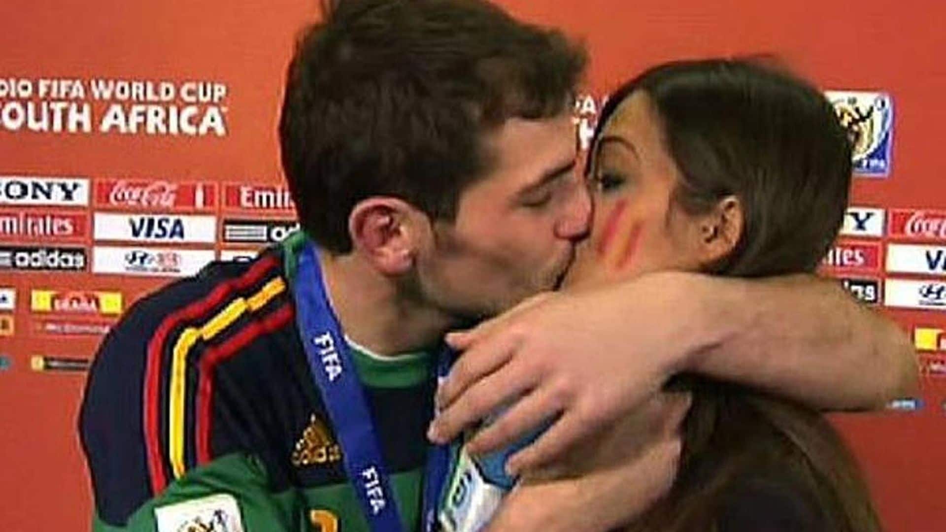 Iker Casillas cuenta la reacción de sus hijos al ver su beso a Sara Carbonero en el Mundial de Sudáfrica