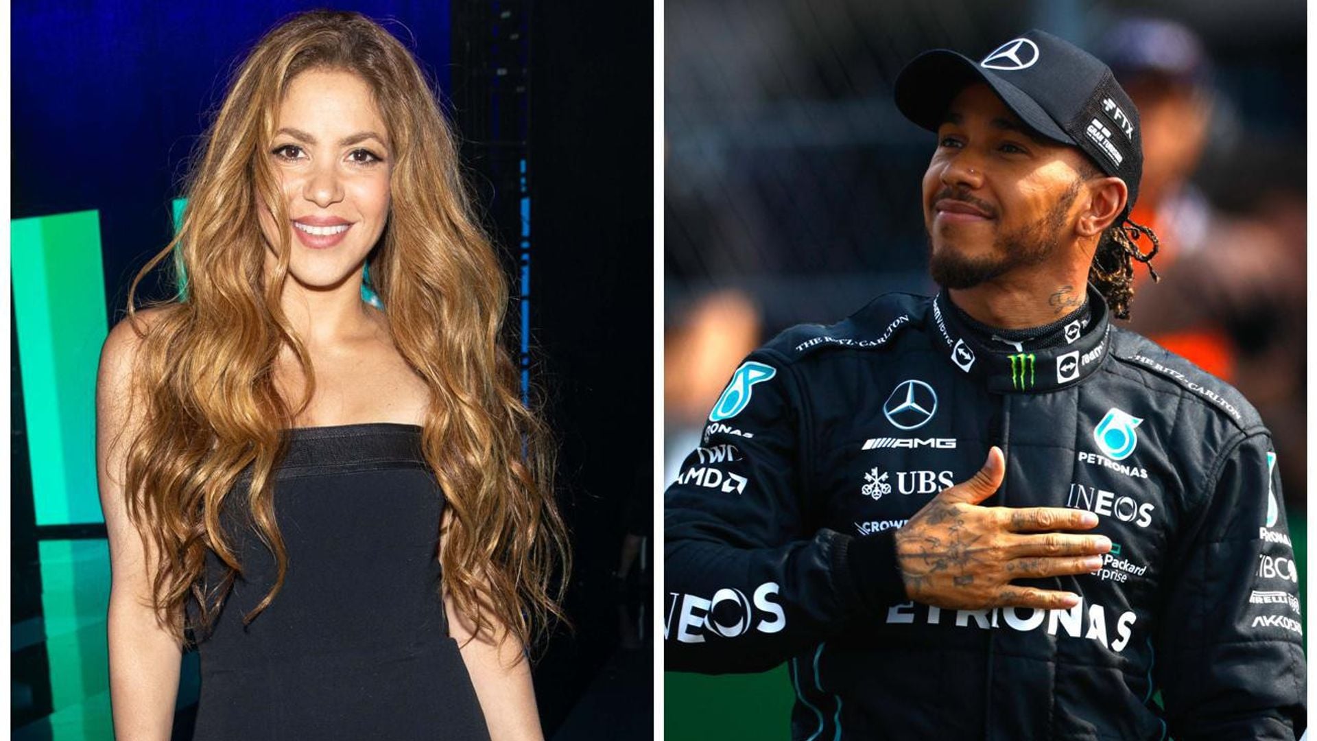 Tras su encuentro con Tom Cruise en la F1, Shakira es captada junto a Lewis Hamilton