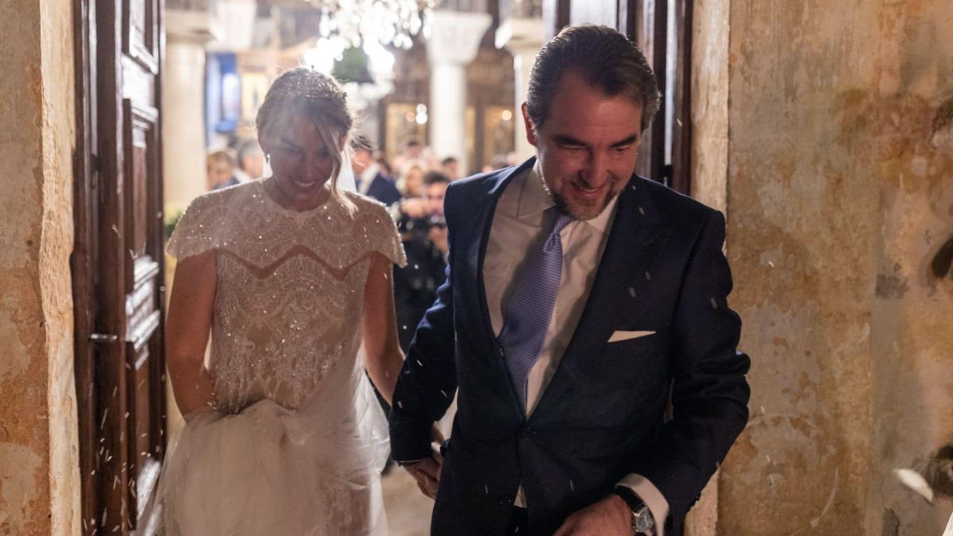 Nicolás de Grecia y Chrysi Vardinogiannis se casan en una inesperada e íntima boda real en Atenas