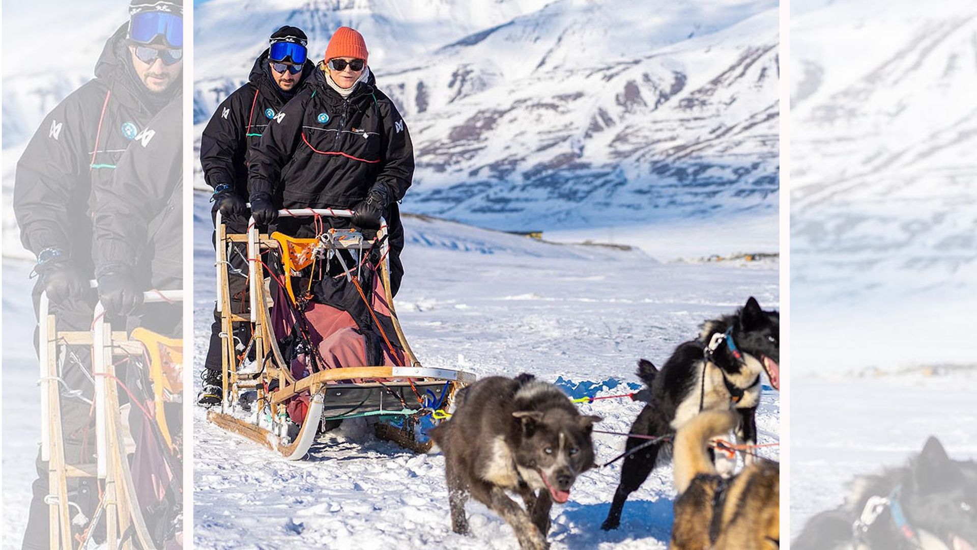 Las espectaculares imágenes de Haakon y Mette-Marit de Noruega entre nieve y trineos